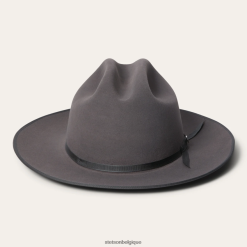 B4286D103 caribou chapeau de cowboy 6x route ouverte Stetson unisexe couvre-chefs