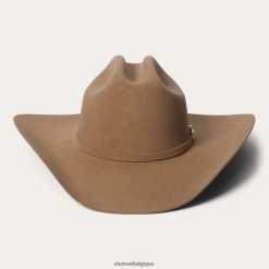 B4286D112 noir Shasta 10x premier chapeau de cowboy Stetson unisexe couvre-chefs