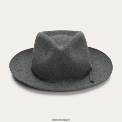 B4286D120 mélange de gris le fedora stratoliner ultraléger Stetson unisexe couvre-chefs