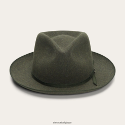 B4286D121 mélange d'olives le fedora stratoliner ultraléger Stetson unisexe couvre-chefs