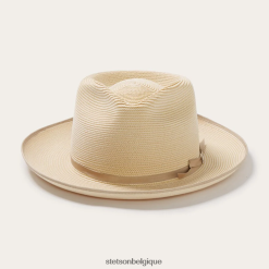 B4286D138 Cognac Fedora Stratoliner Milan Stetson unisexe couvre-chefs
