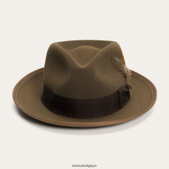 B4286D13 fauve fedora whippet Stetson unisexe couvre-chefs