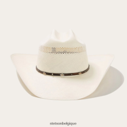 B4286D140 naturel lobo 10x chapeau de cowboy en paille Stetson unisexe couvre-chefs