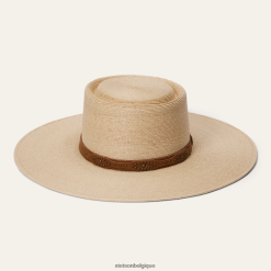 B4286D143 naturel chapeau de paille des Highlands Stetson unisexe couvre-chefs