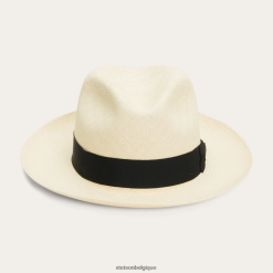 B4286D144 naturel Centre ville bosse panama fedora Stetson unisexe couvre-chefs