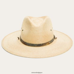 B4286D147 grillé chapeau de paille cumberland Stetson unisexe couvre-chefs
