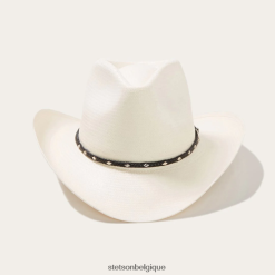 B4286D153 naturel chapeau de cowboy en paille Diamond Jim 8x Stetson unisexe couvre-chefs
