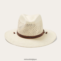 B4286D162 naturel chapeau de safari panama des voies respiratoires Stetson unisexe couvre-chefs