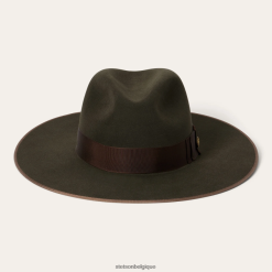 B4286D187 sage fedora tri-city Stetson unisexe couvre-chefs