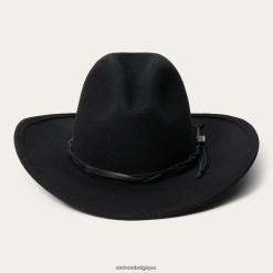 B4286D194 noir chapeau d'extérieur écrasable gus Stetson unisexe couvre-chefs