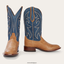B4286D224 bronzer botte de cowboy casper mate Stetson Hommes chaussures