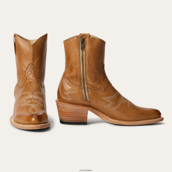 B4286D258 bronzer bottes de cornemuseur Stetson femmes chaussures