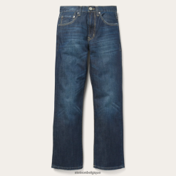 B4286D383 bleu Jean destructé, coupe 1312 Stetson Hommes vêtements