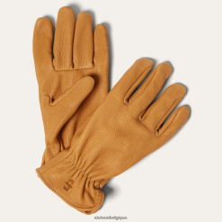 B4286D427 bronzage de selle gant de cordage en peau de cerf - non doublé Stetson Hommes accessoires