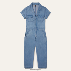 B4286D459 bleu combinaison à col cranté Stetson femmes vêtements