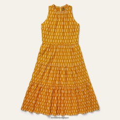 B4286D490 jaune robe aztèque Stetson femmes vêtements