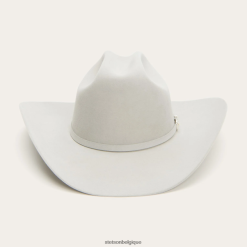 B4286D4 gris brume Shasta 10x premier chapeau de cowboy Stetson unisexe couvre-chefs