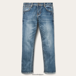 B4286D515 bleu jean coupe boyfriend longueur cheville Stetson femmes vêtements