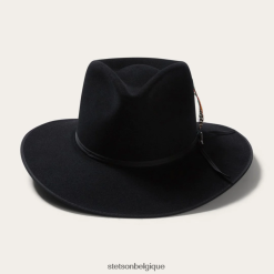 B4286D51 noir chapeau de club de tir dune 5x Stetson unisexe couvre-chefs