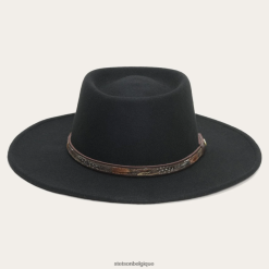 B4286D61 noir chapeau d'extérieur kelso Stetson unisexe couvre-chefs